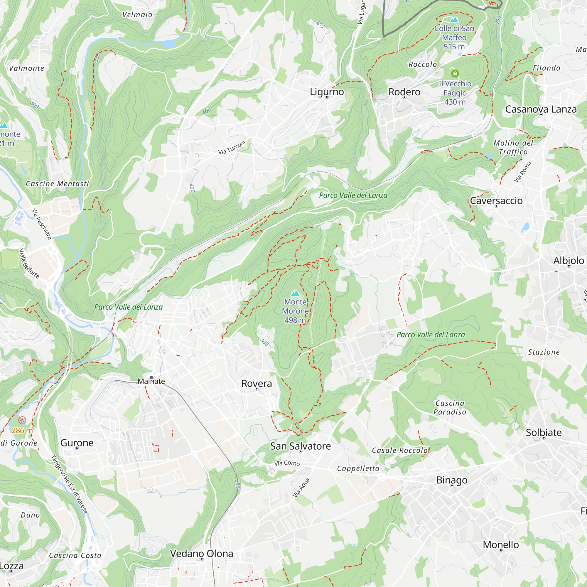 Madonna della cintola map