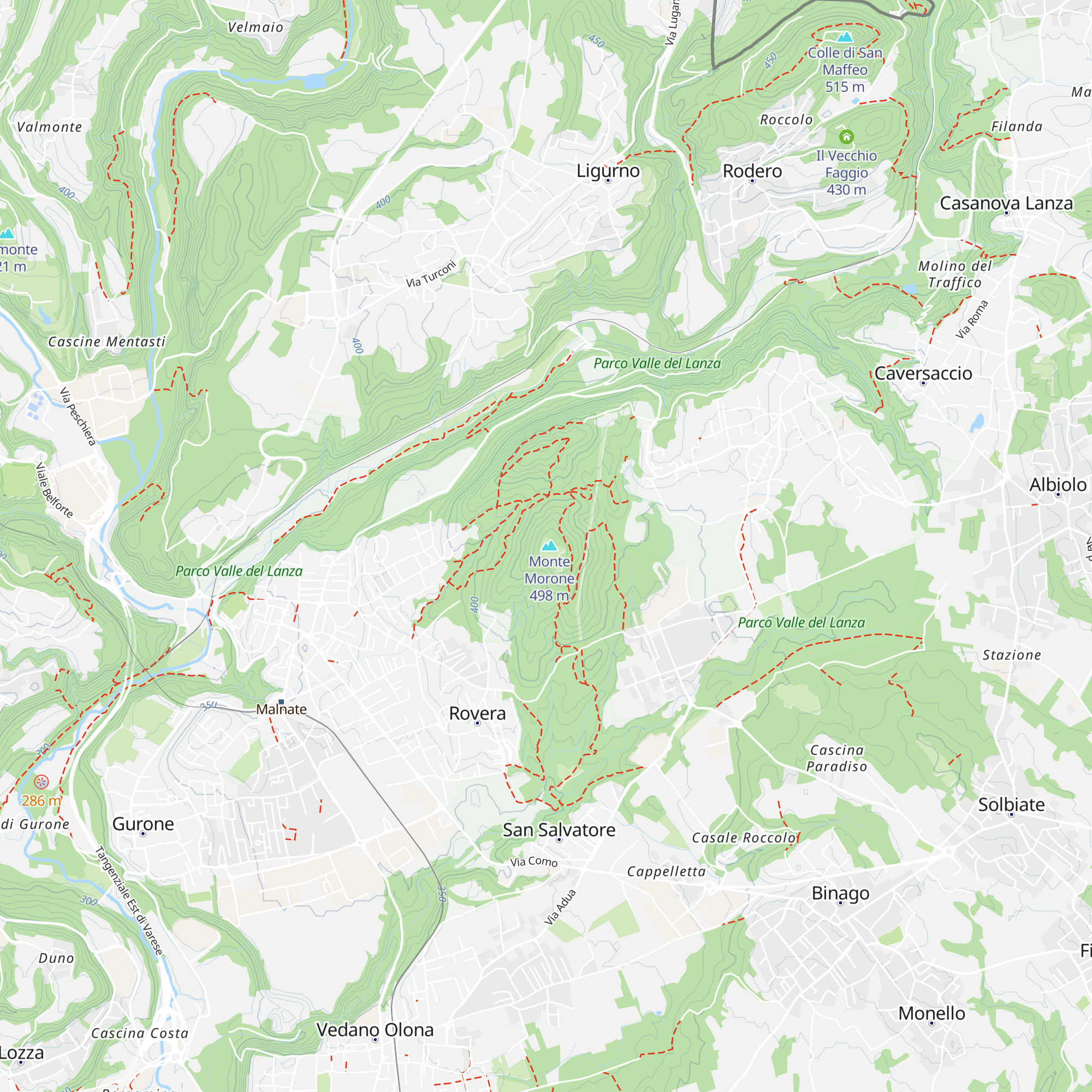 Madonna della cintola map