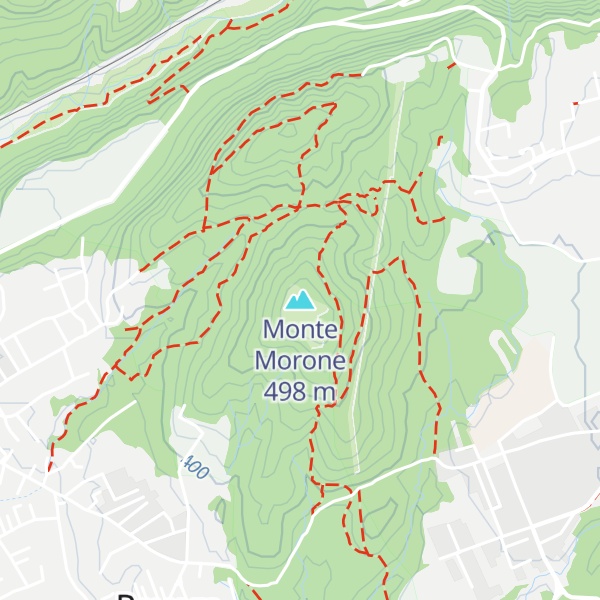 Map of Monte Morone