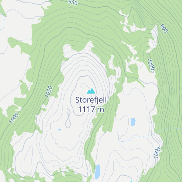 Map of Storefjell