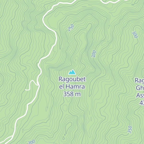 Map of Ragoubet el Hamra