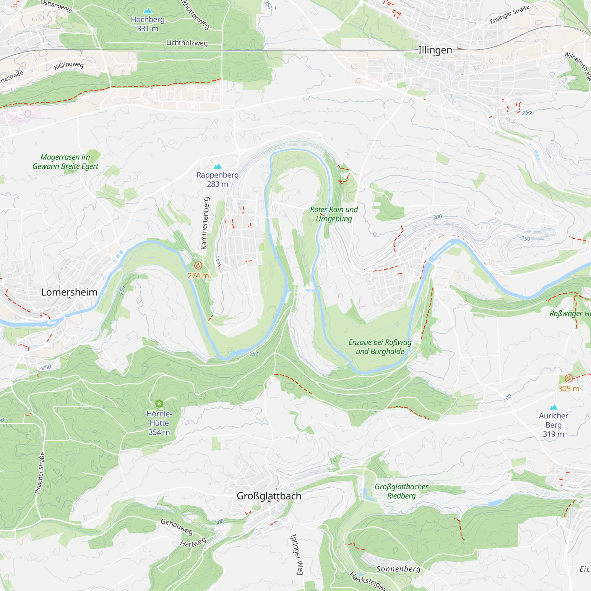 Weidachhütte map