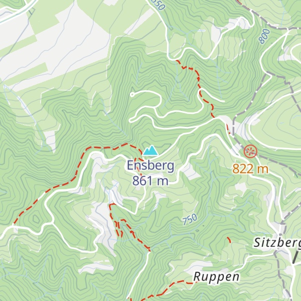 Map of Ensberg