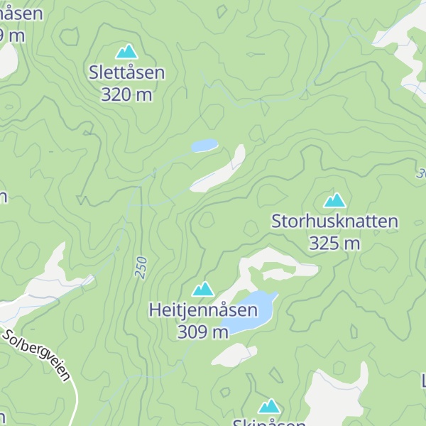 Map of Pøddetjennvarden