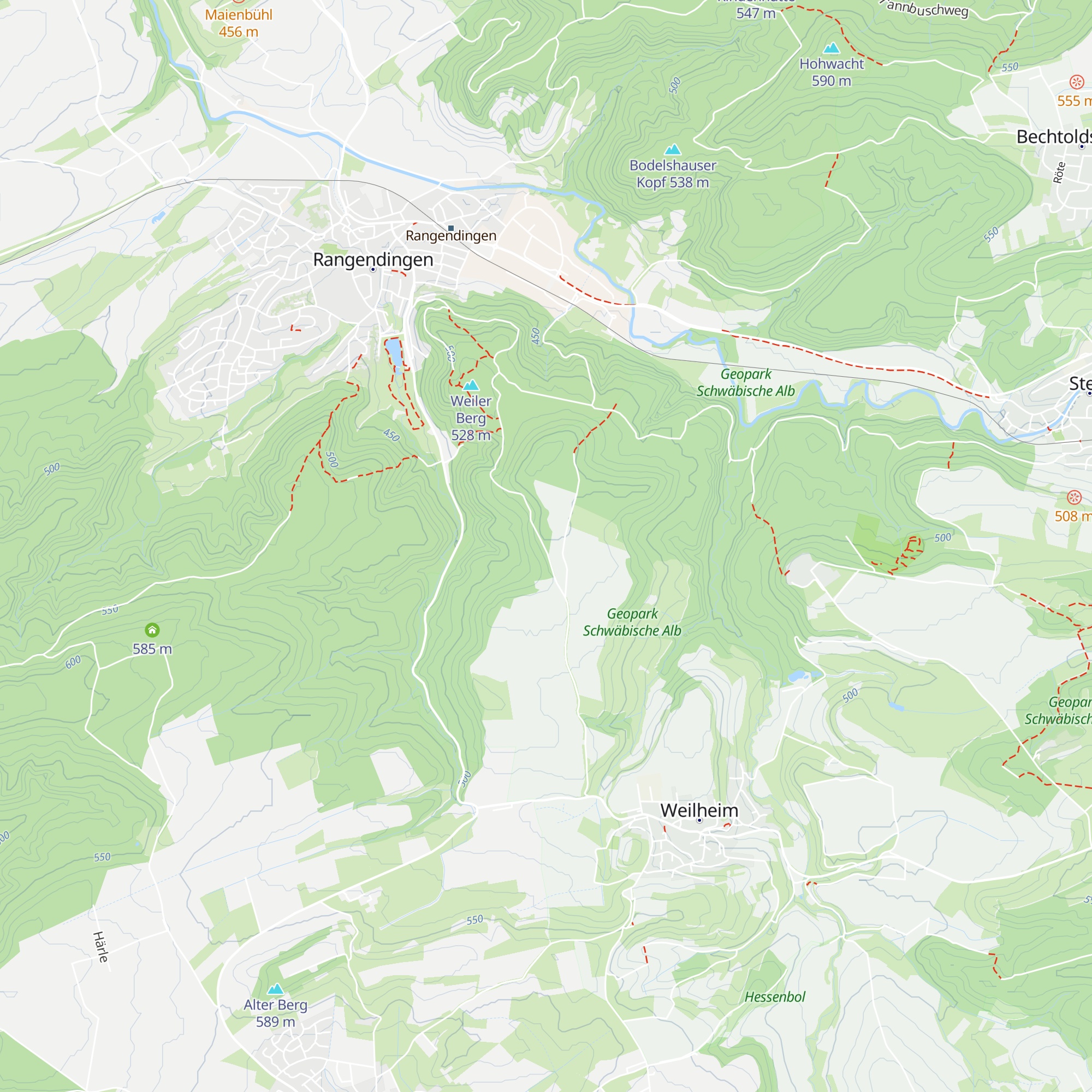 Schutzhütte am Großholz map