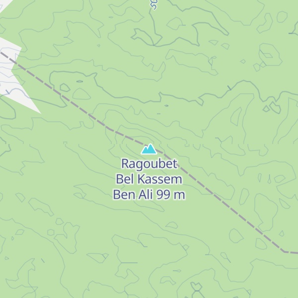 Map of Ragoubet Bel Kassem Ben Ali