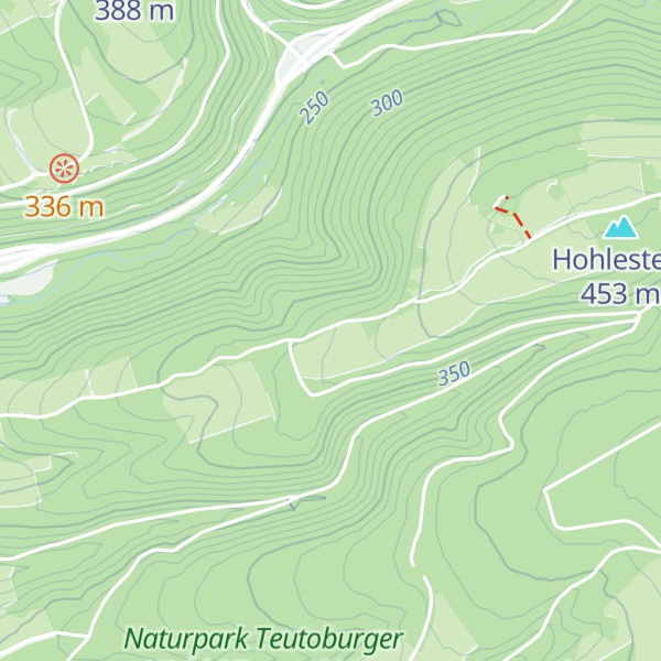 Map of Hohlestein-Hütte