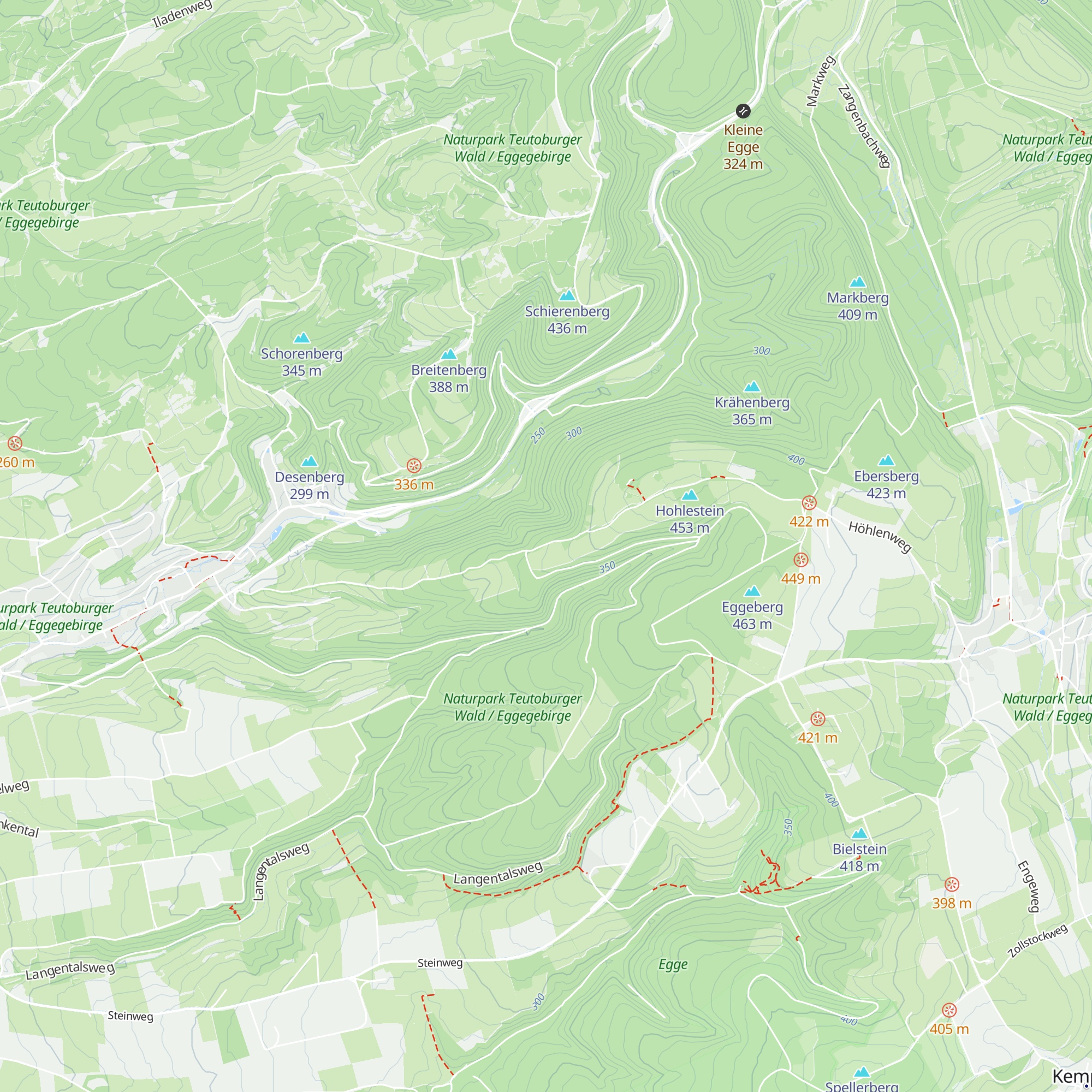 Hohlestein-Hütte map