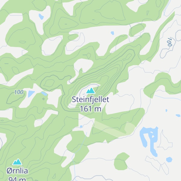 Map of Steinfjellet
