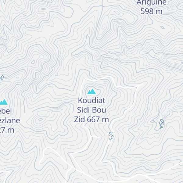 Map of Koudiat Sidi Bou Zid