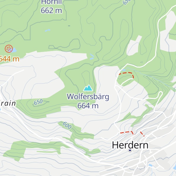 Map of Wolfersbärg