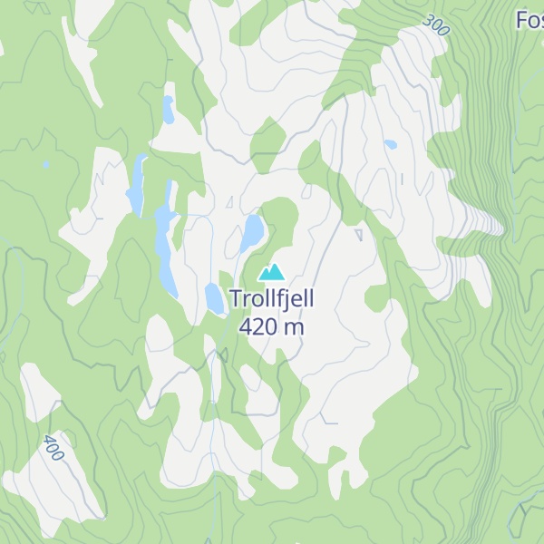 Map of Trollfjell