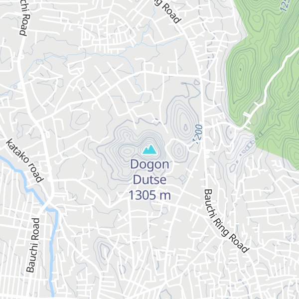 Map of Dogon Dutse