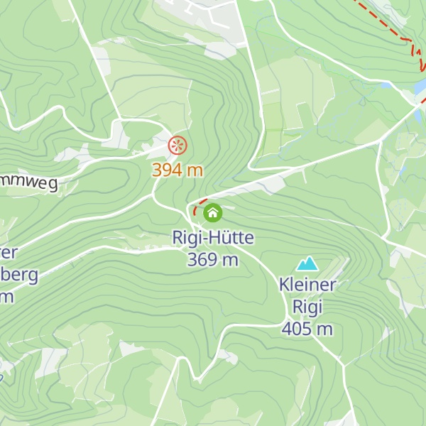 Map of Rigi-Hütte