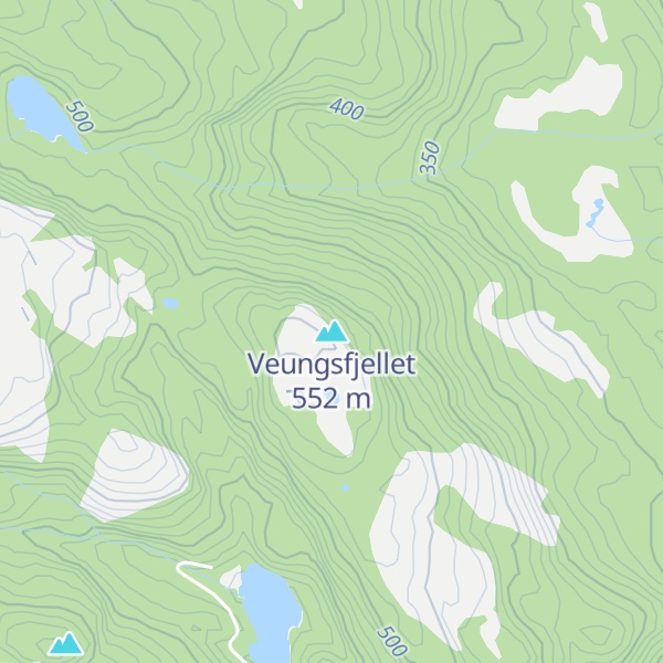 Map of Veungsfjellet