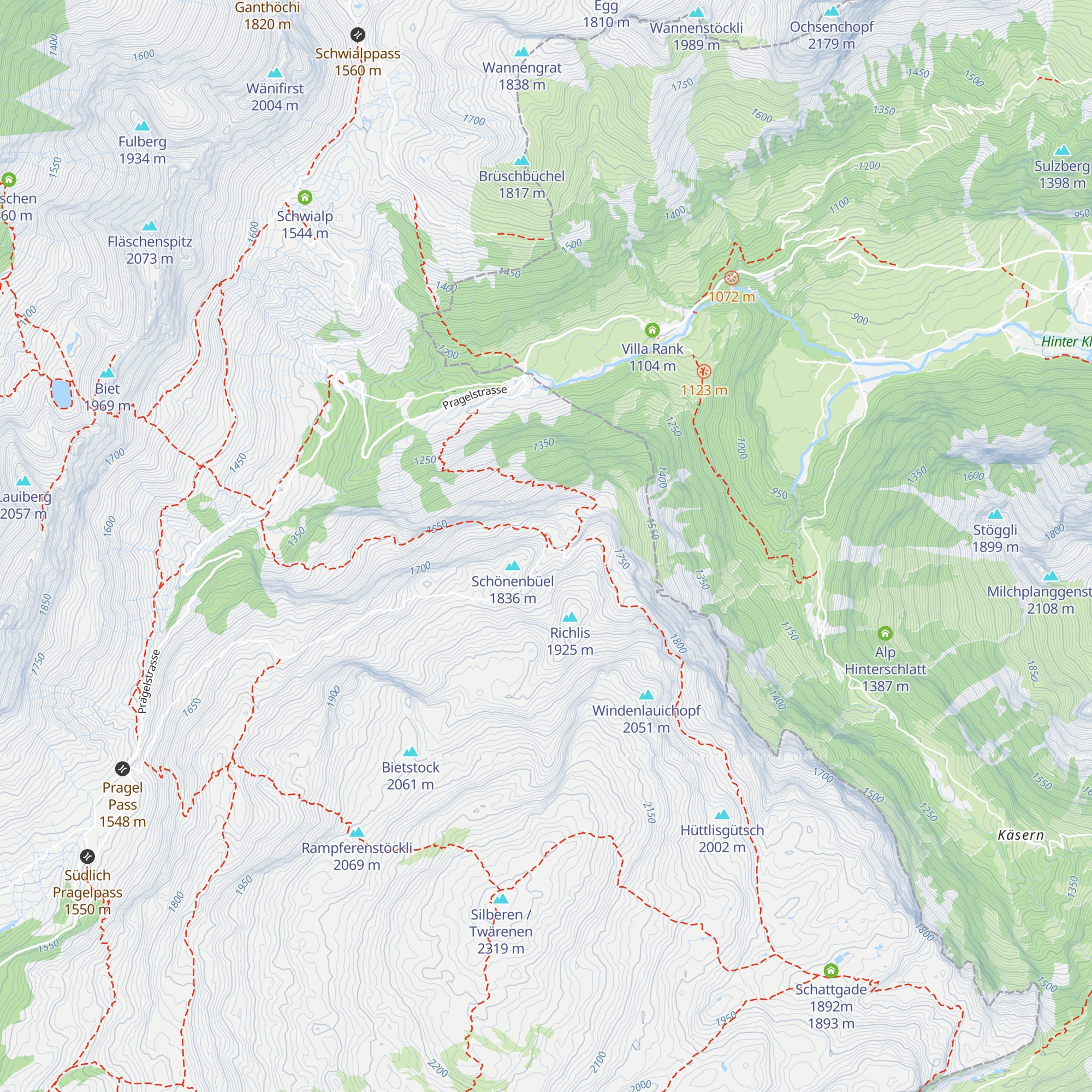 Alpeli map