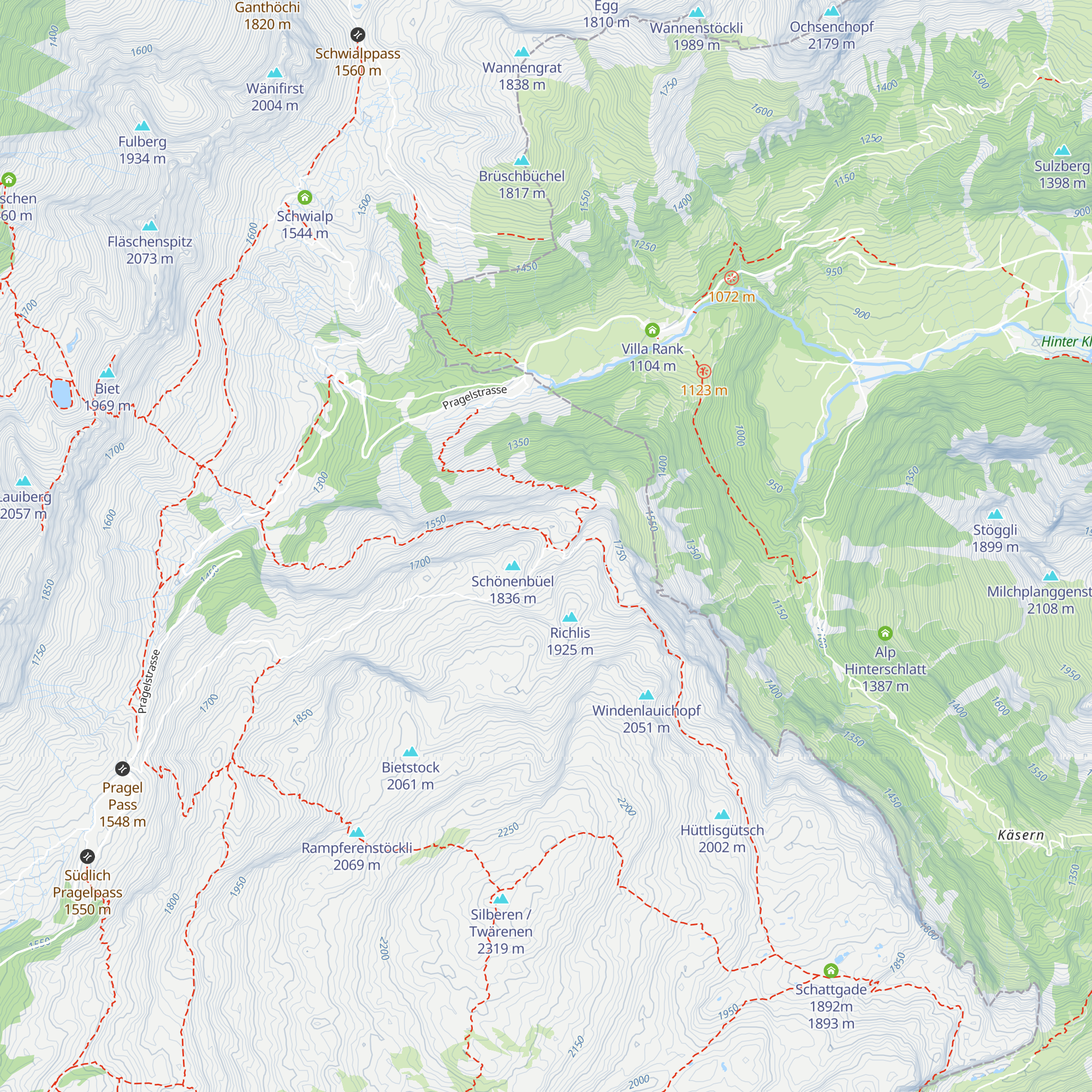 Alpeli map