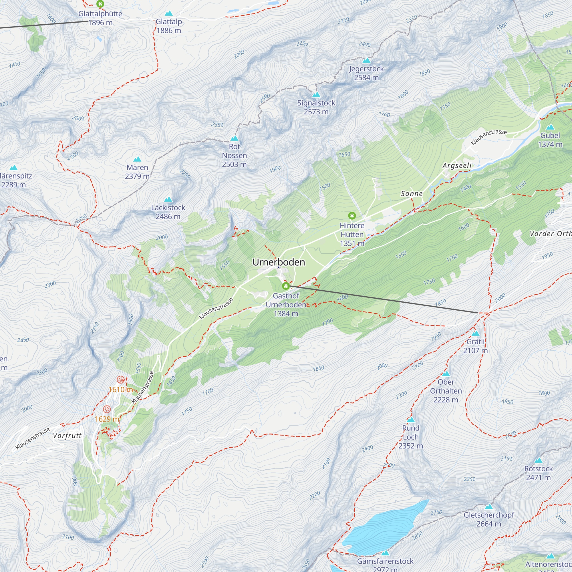 Gasthof Urnerboden map
