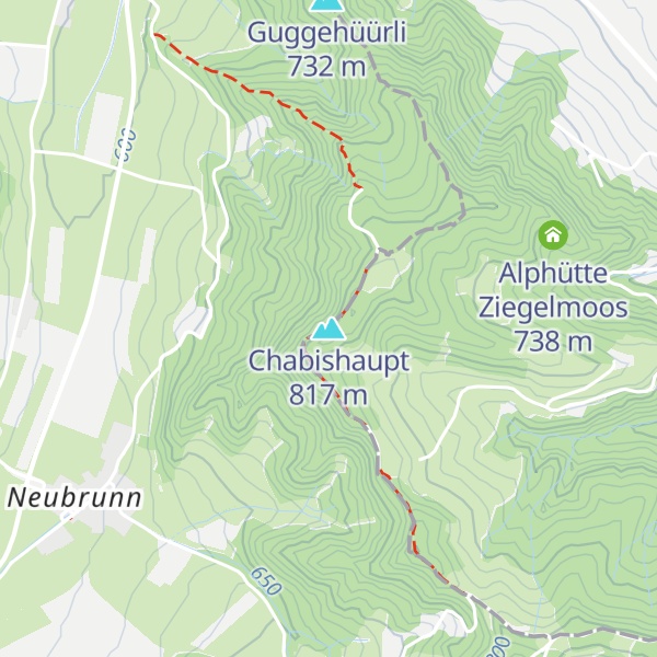 Map of Chabishaupt