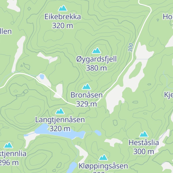 Map of Bronåsen