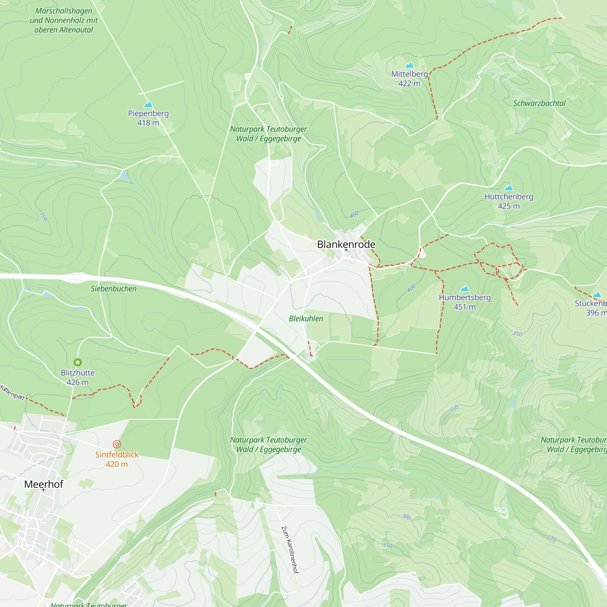 Galmei-Hütte map