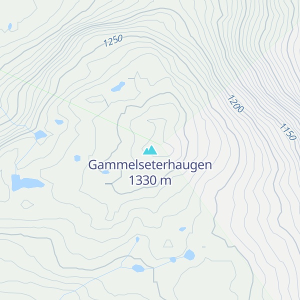 Map of Gammelseterhaugen