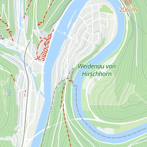 Map of Hungerberg