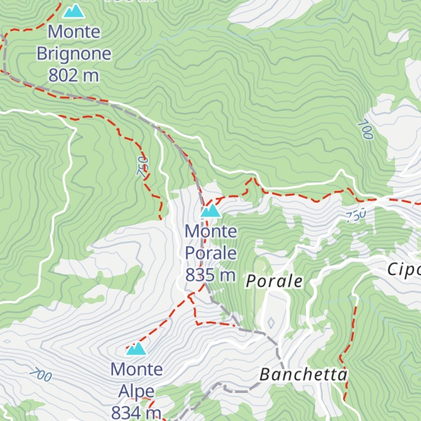 Map of Monte Porale