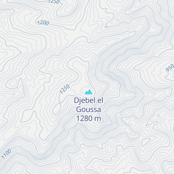 Map of Jebel Selloum