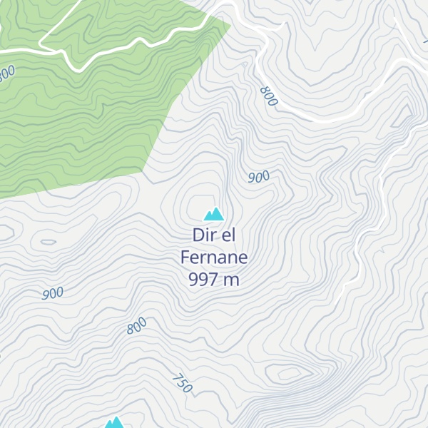 Map of Dir el Fernane