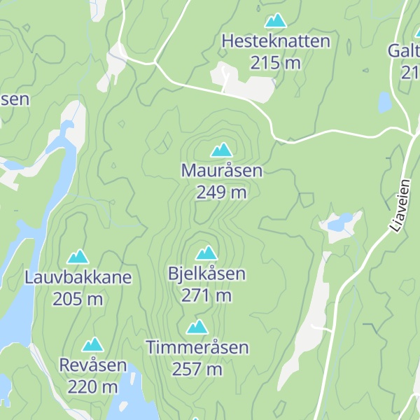 Map of Grasåsen