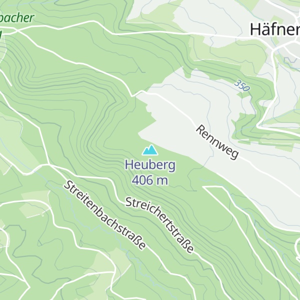 Map of Heuberg