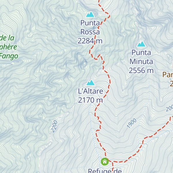 Map of Capu di a Crucetta