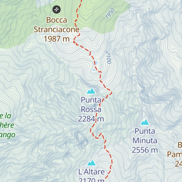 Map of Punta Rossa