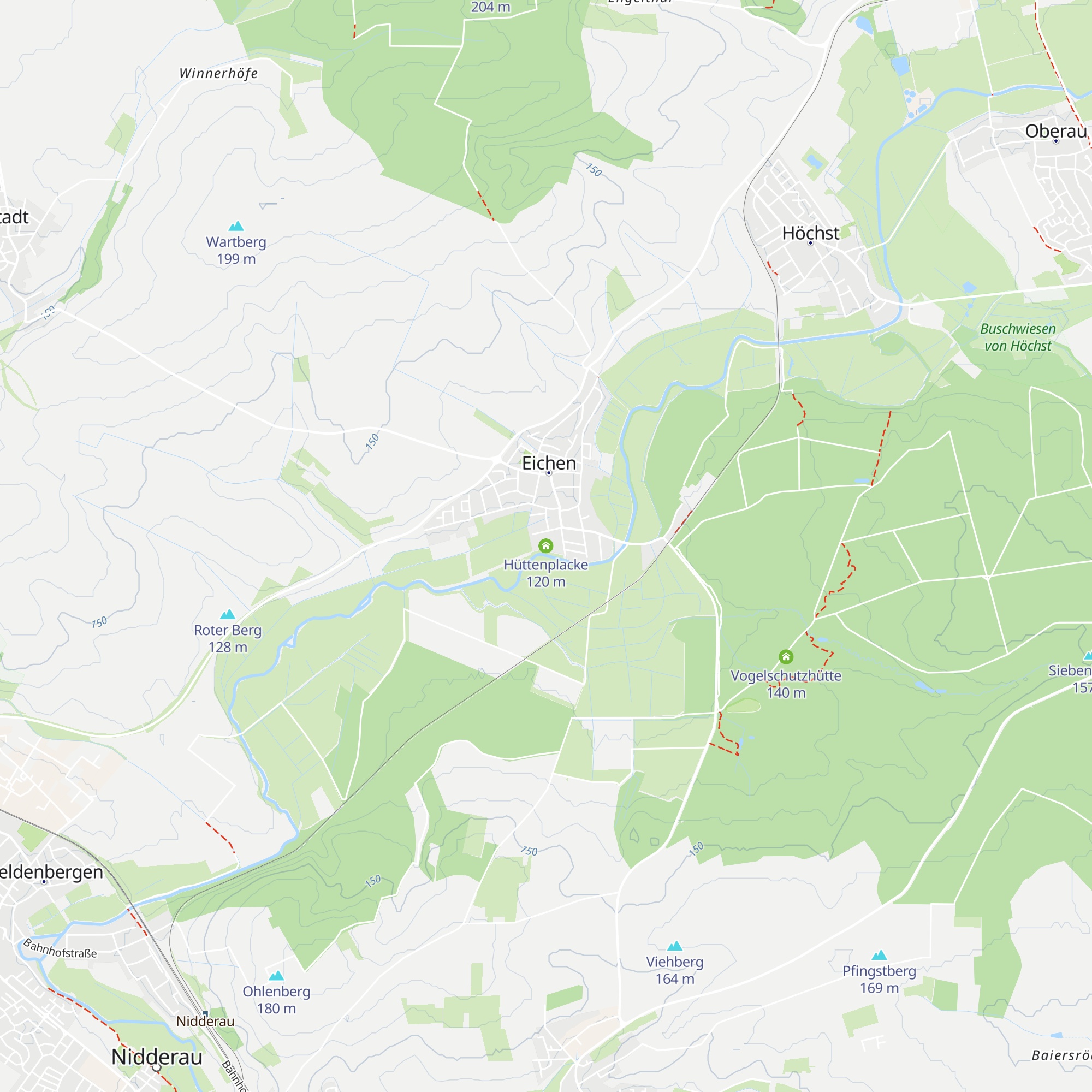 Hüttenplacke map