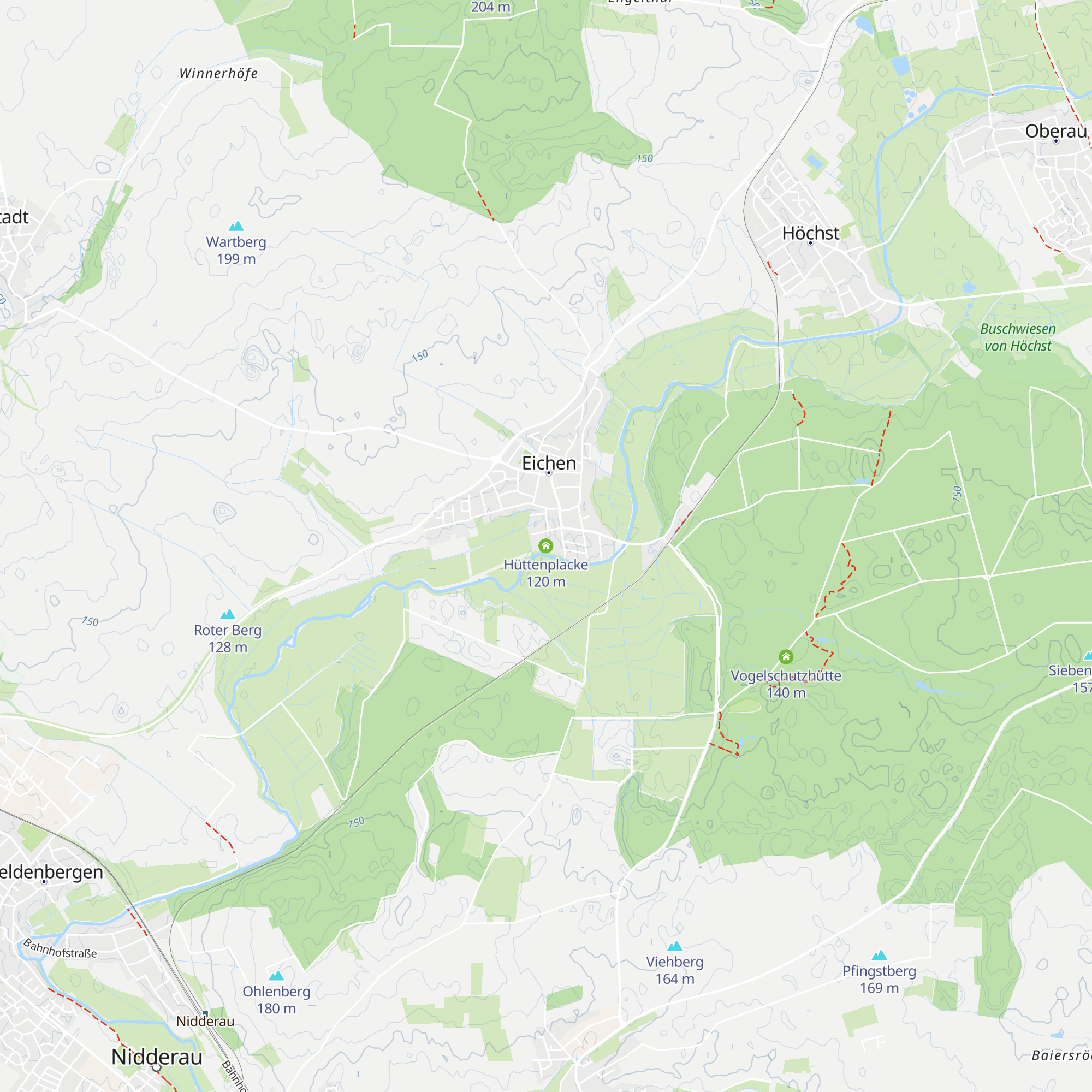 Hüttenplacke map