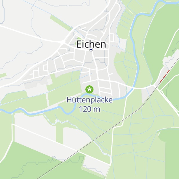 Map of Hüttenplacke
