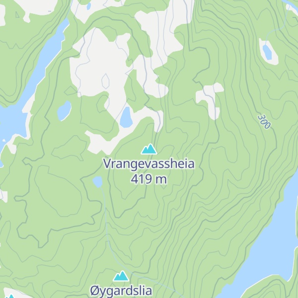 Map of Vrangevassheia