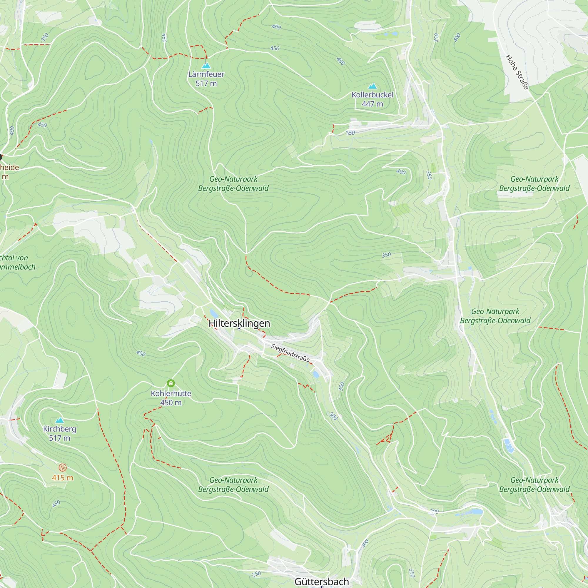 Grenzweghütte map