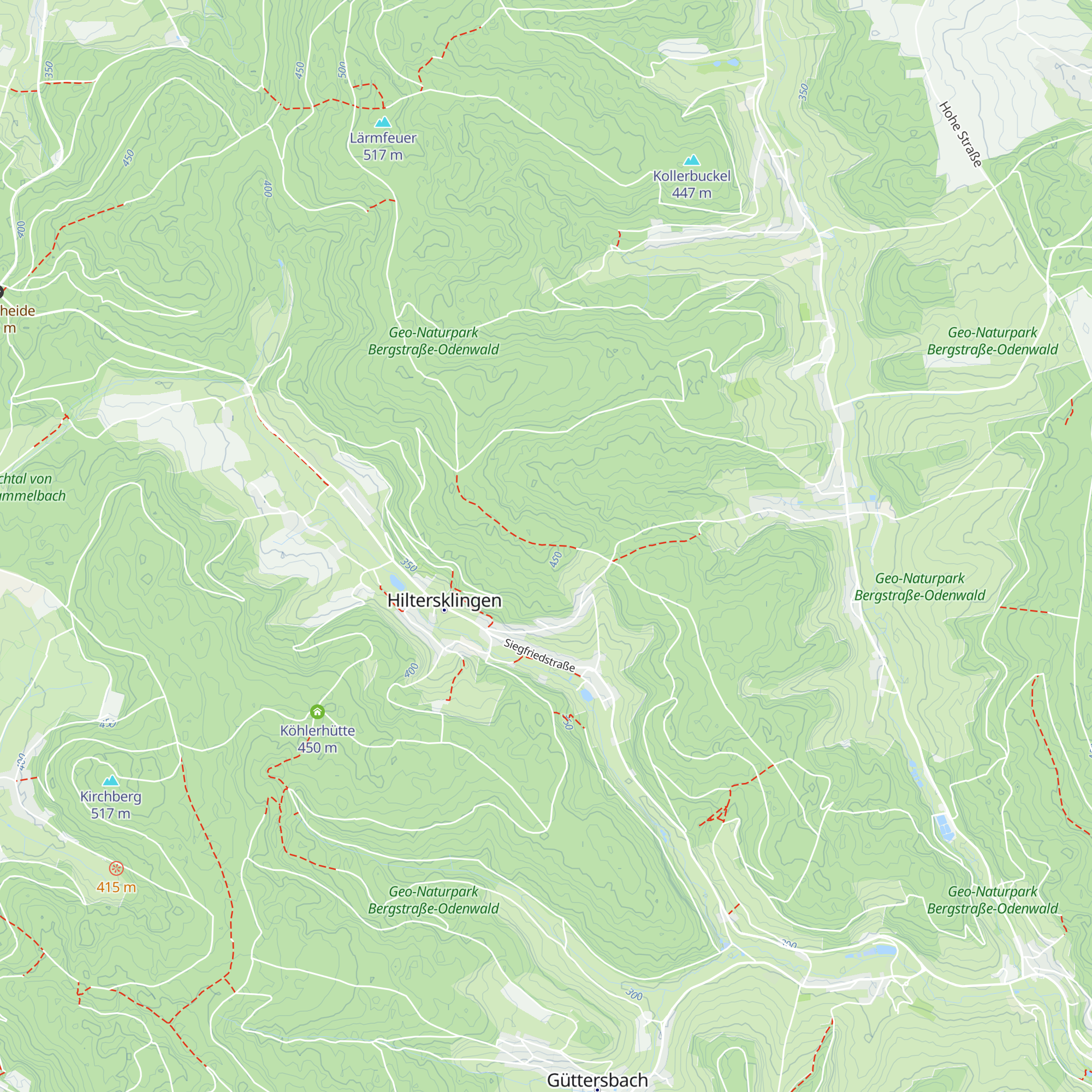 Grenzweghütte map