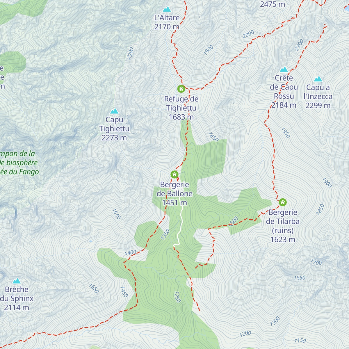 Bergerie de Ballone map