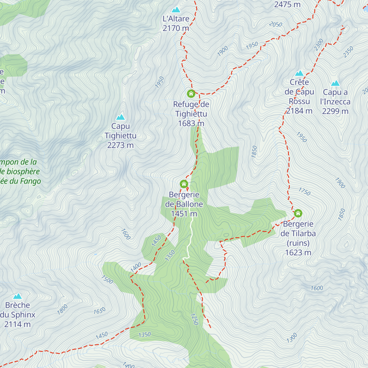 Bergerie de Ballone map
