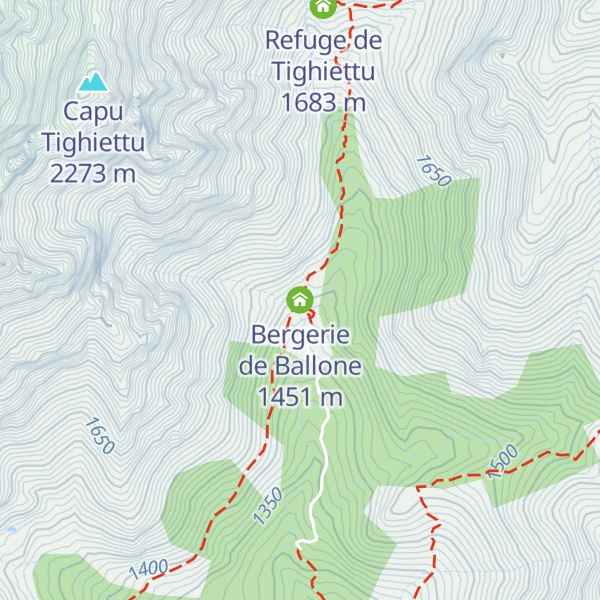Map of Bergerie de Ballone