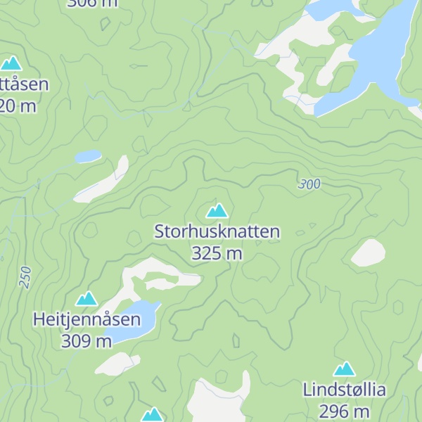 Map of Grønlihottene