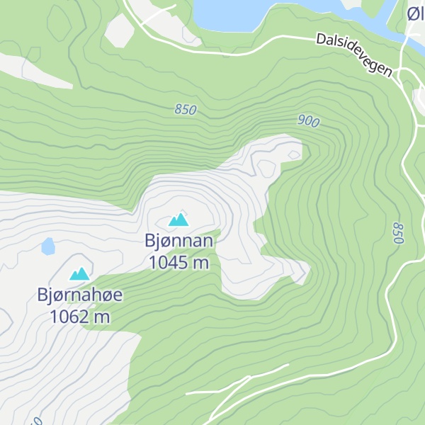 Map of Nere-bjønn