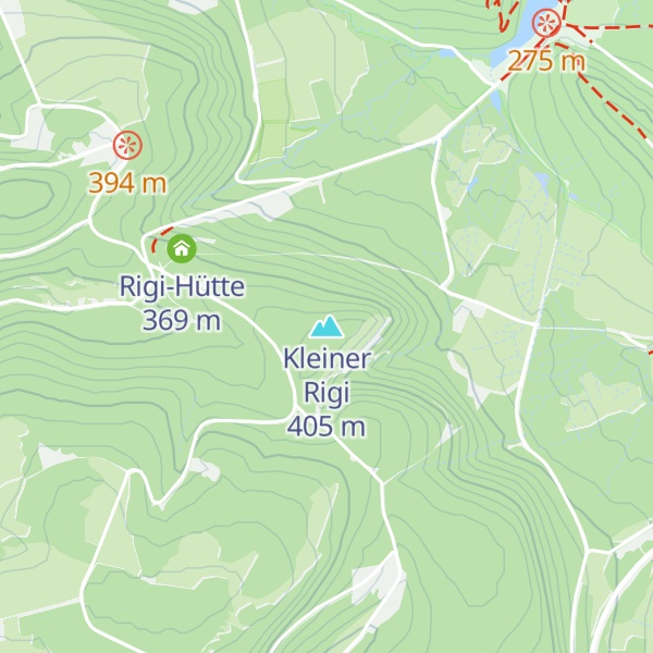Map of Kleiner Rigi