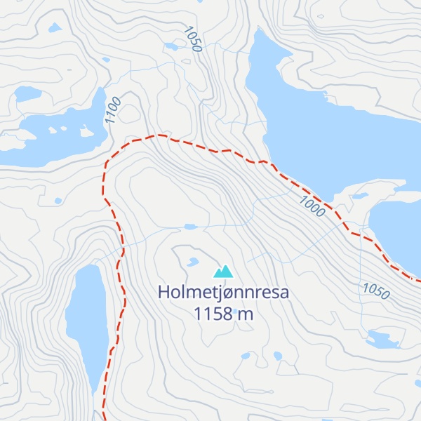 Map of Holmetjønnliane