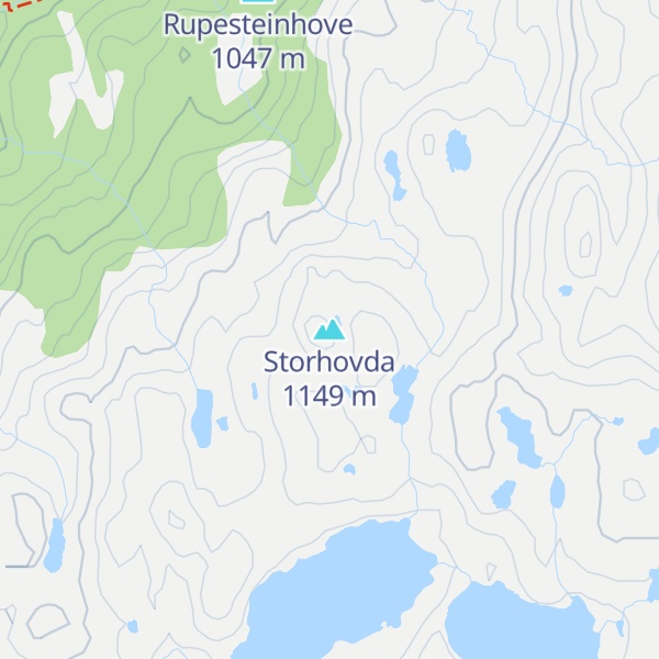 Map of Storhovda