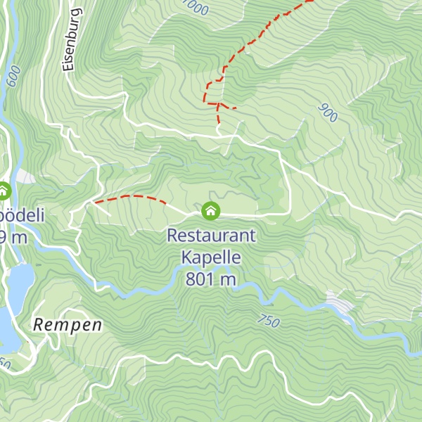 Map of Restaurant Kapelle