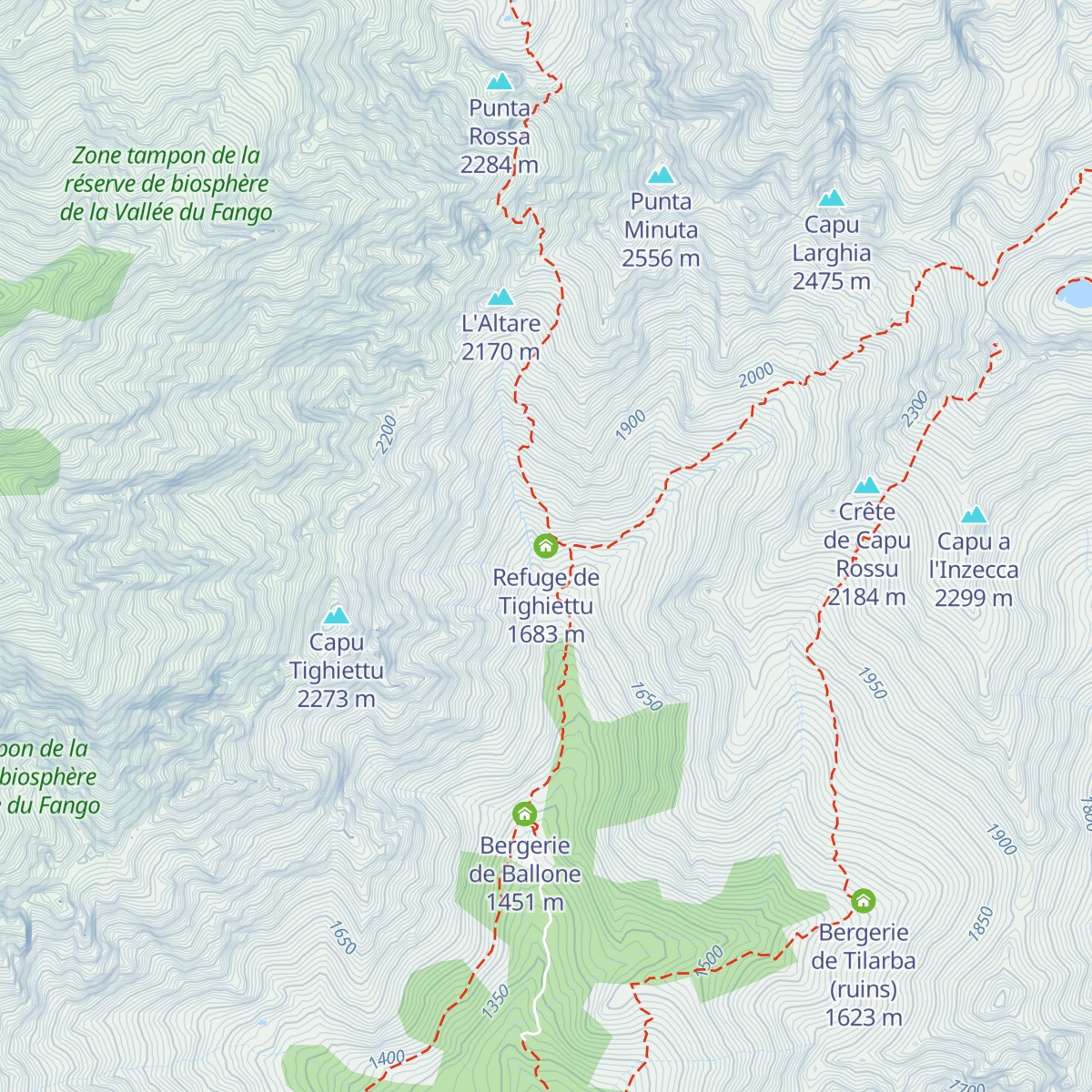 Refuge de Tighiettu map